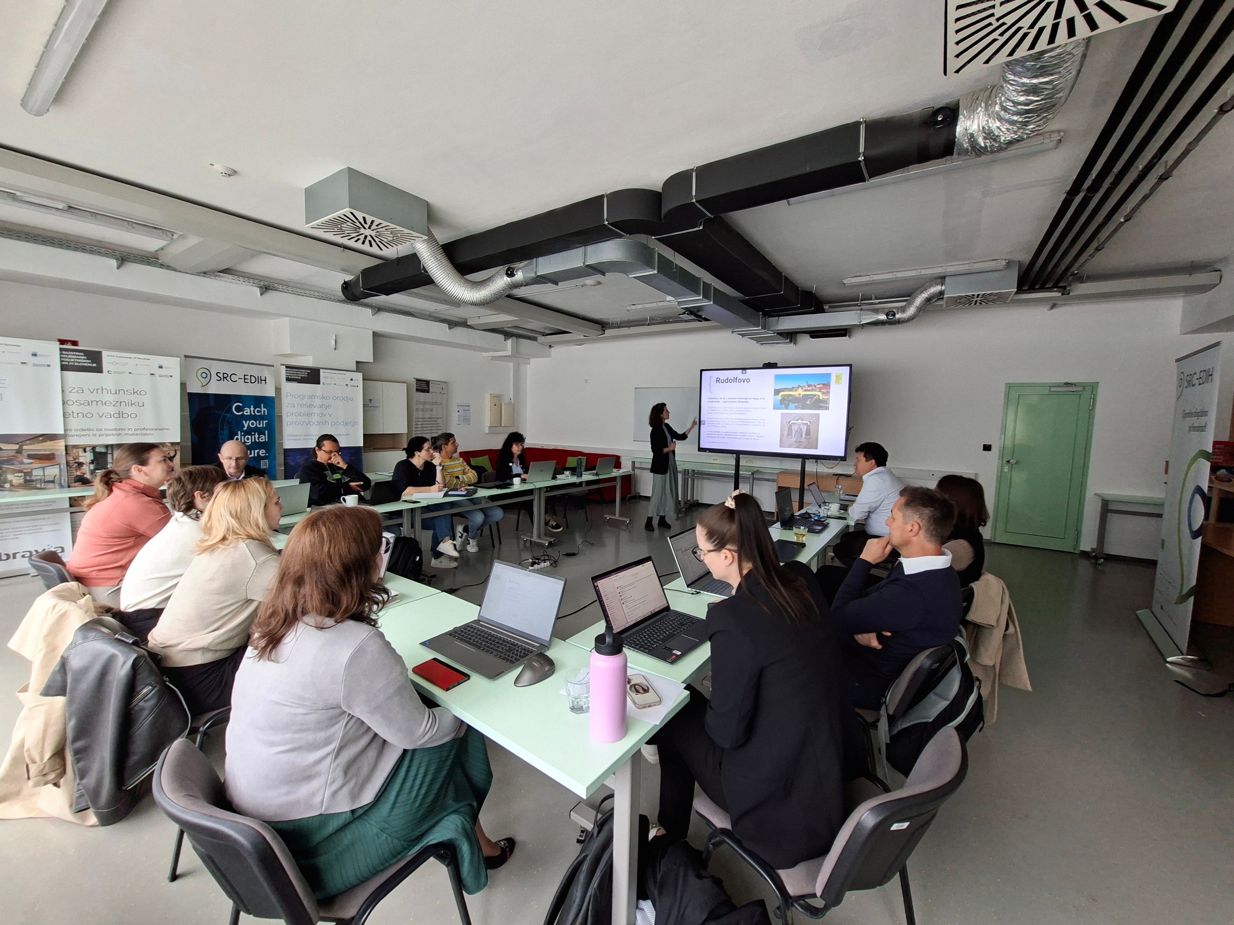 Na Rudolfovem potekal 2. sestanek konzorcija projekta SRC-EDIH 2.0