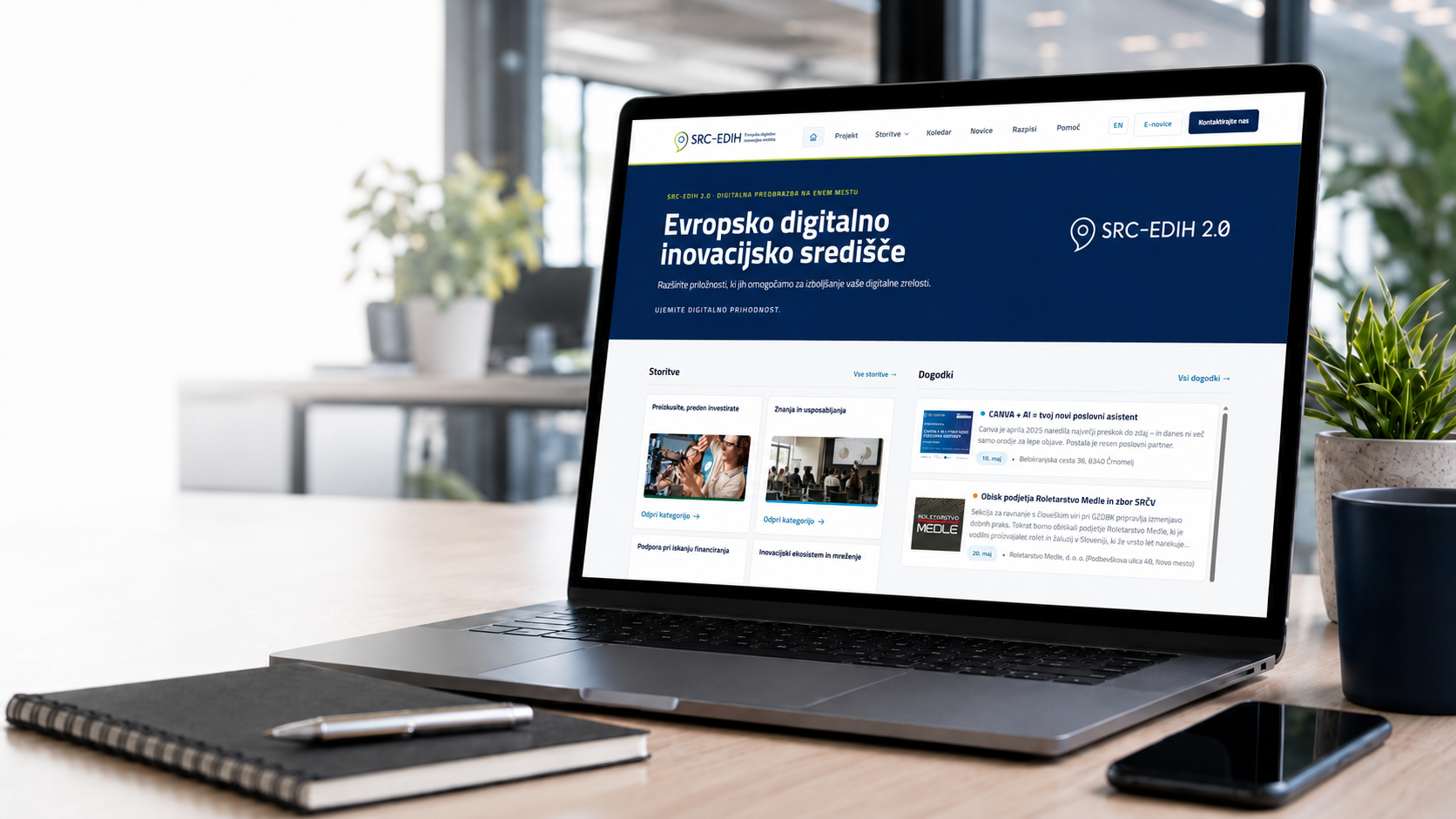 The SRC-EDIH 2.0 project website is now live