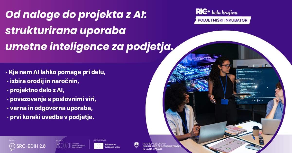 Od naloge do projekta z AI: strukturirana uporaba umetne inteligence za podjetja